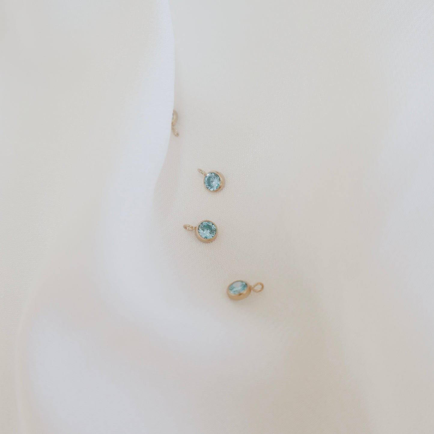 Blue Topaz Charm - PeacePiecesJewelry