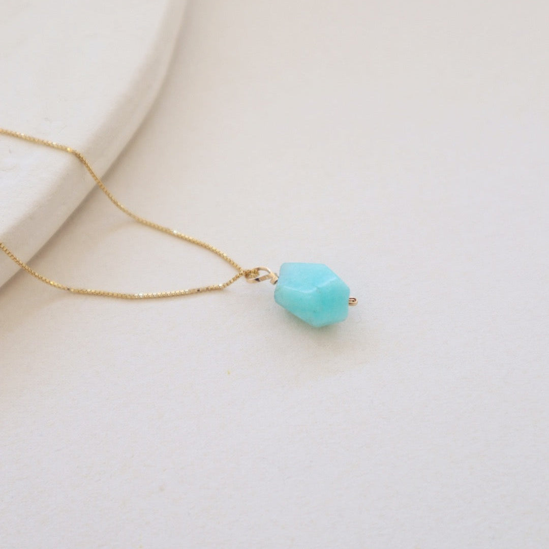 Blue Apatite Necklace