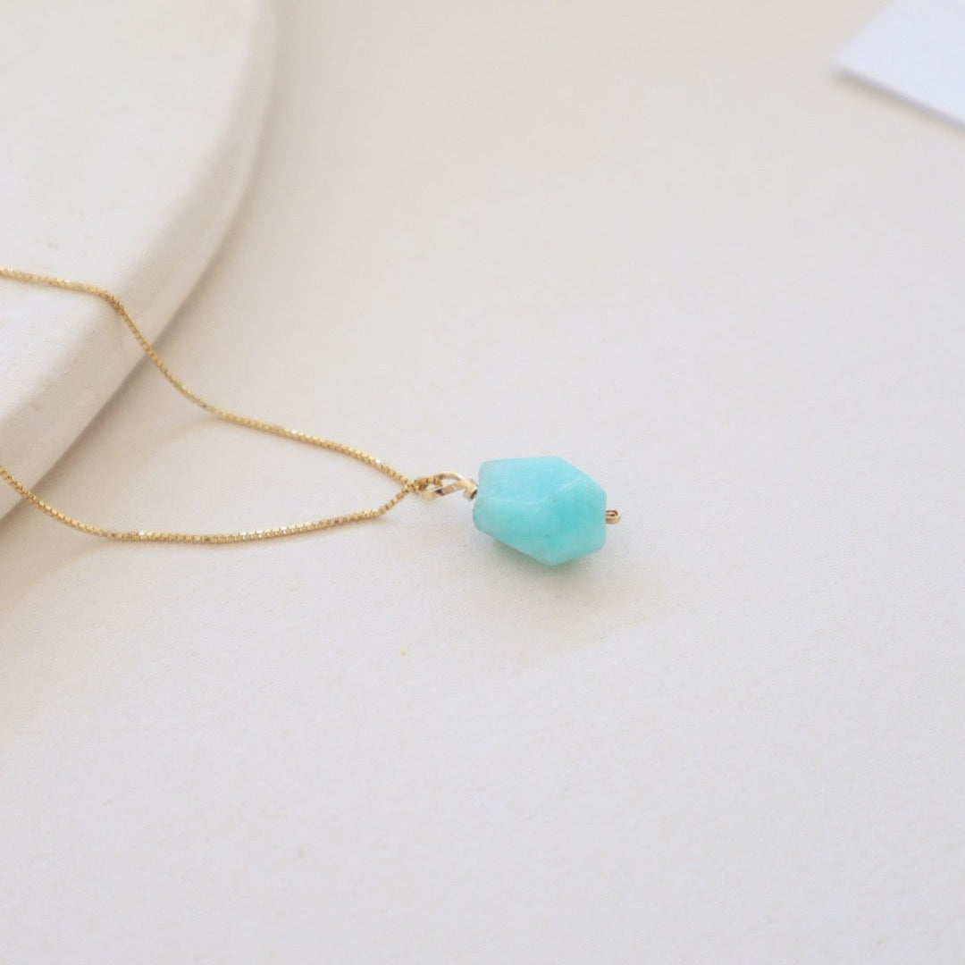 Blue Apatite Necklace