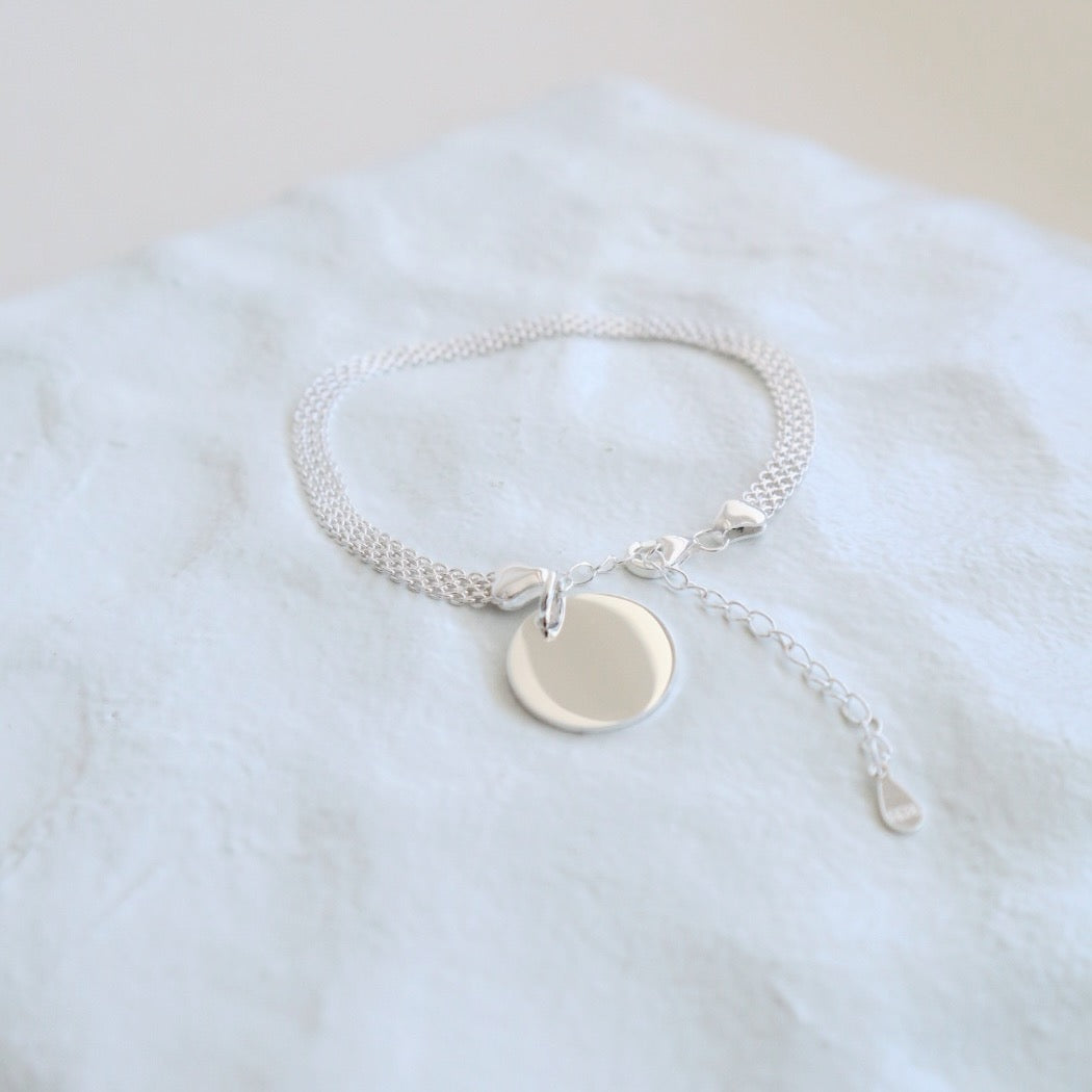Woven Bracelet with Custom Name Charm - إسوارة اسم