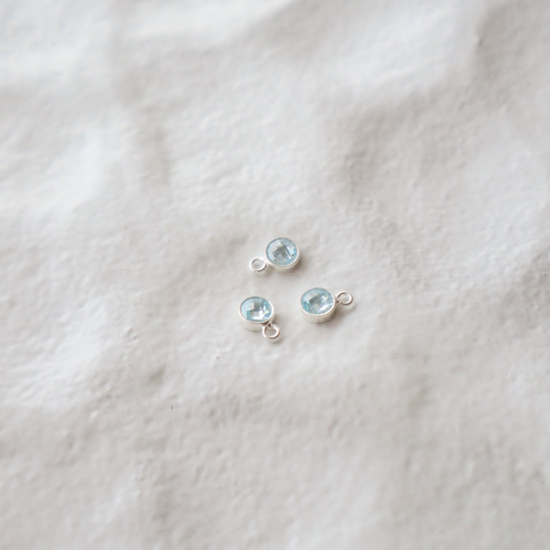 Round Checkerboard Charm - PeacePiecesJewelry