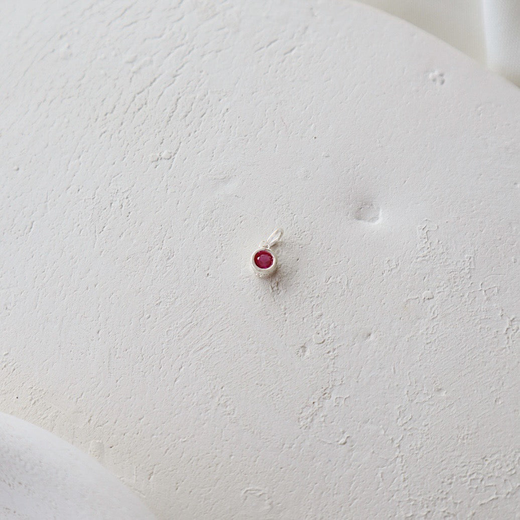 Round Silver Charm - PeacePiecesJewelry
