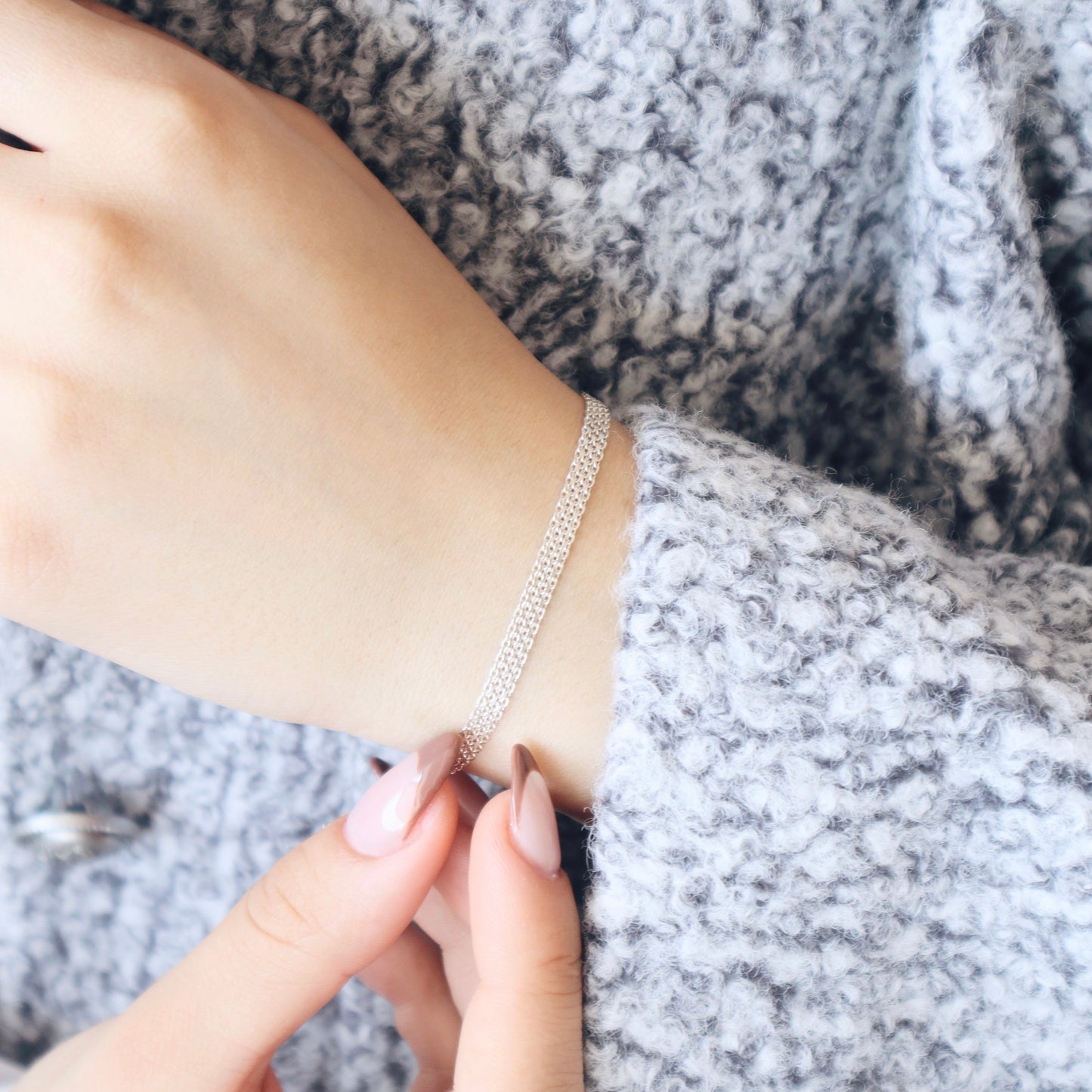 Woven Chain Bracelet - PeacePiecesJewelry