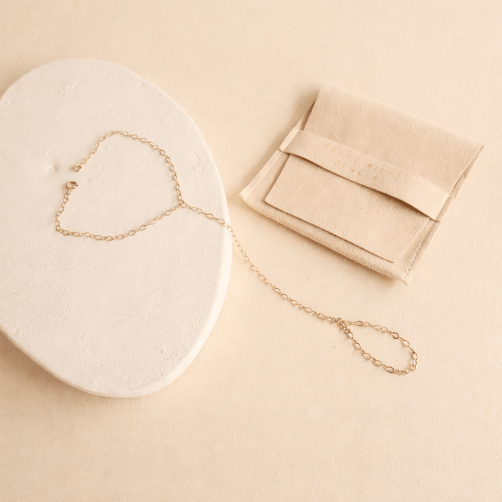 Cable Chain Hand Chain PeacePiecesJewelry