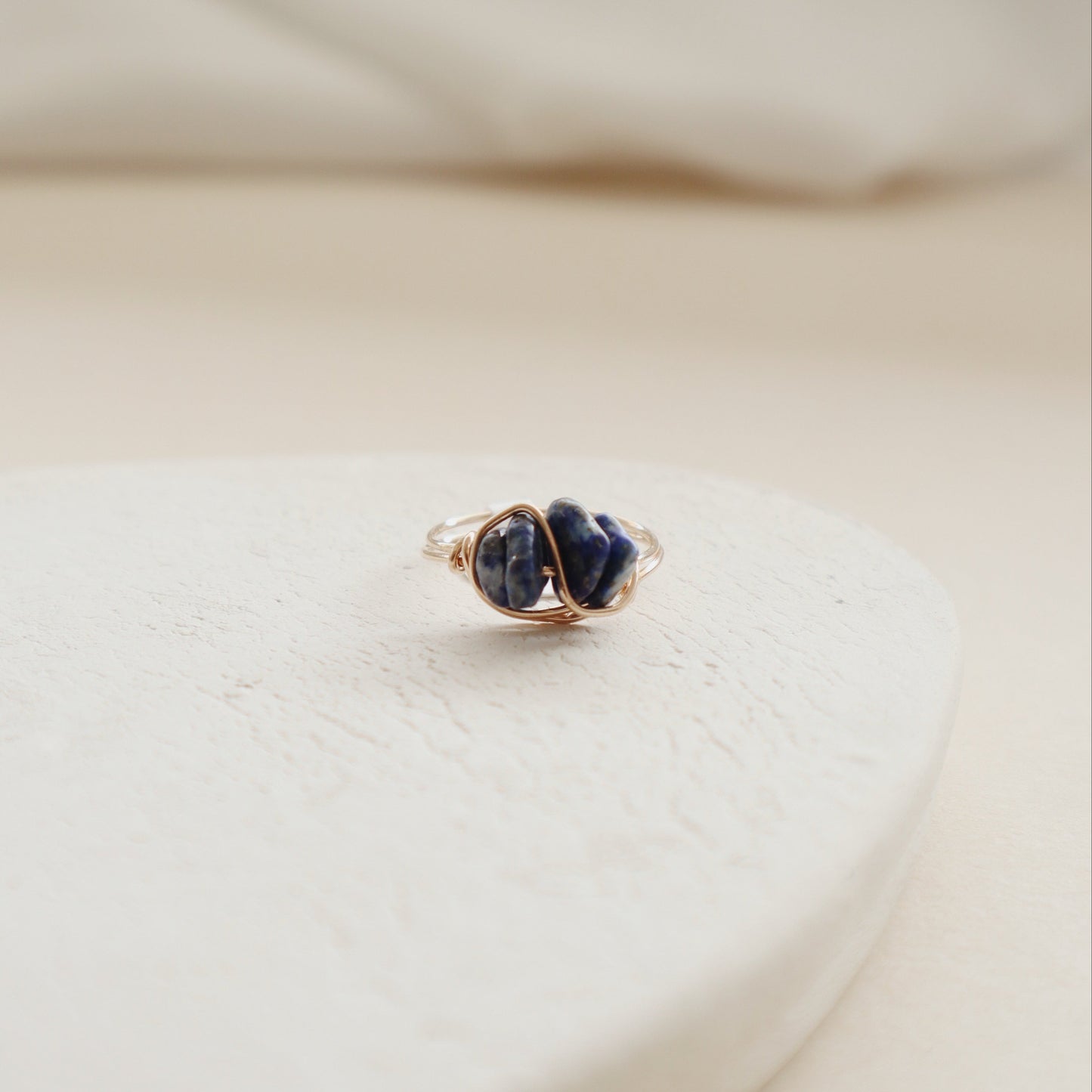 Lapis Lazuli Ring PeacePiecesJewelry