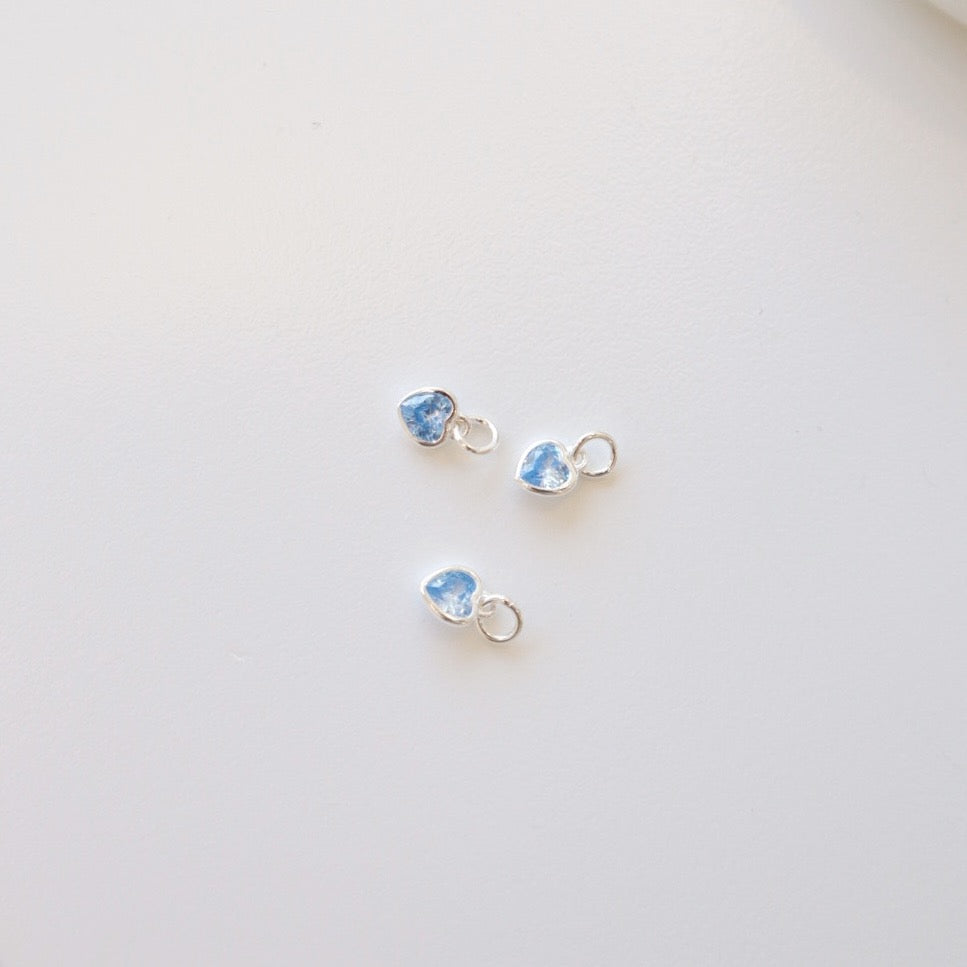 Silver Heart Charm - PeacePiecesJewelry