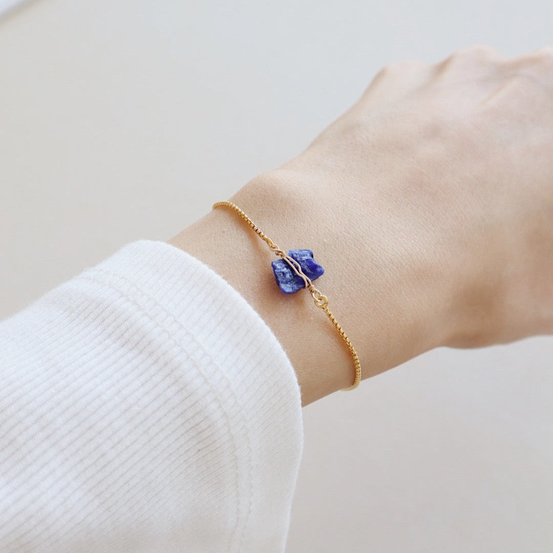 Raw Sapphire Bracelet