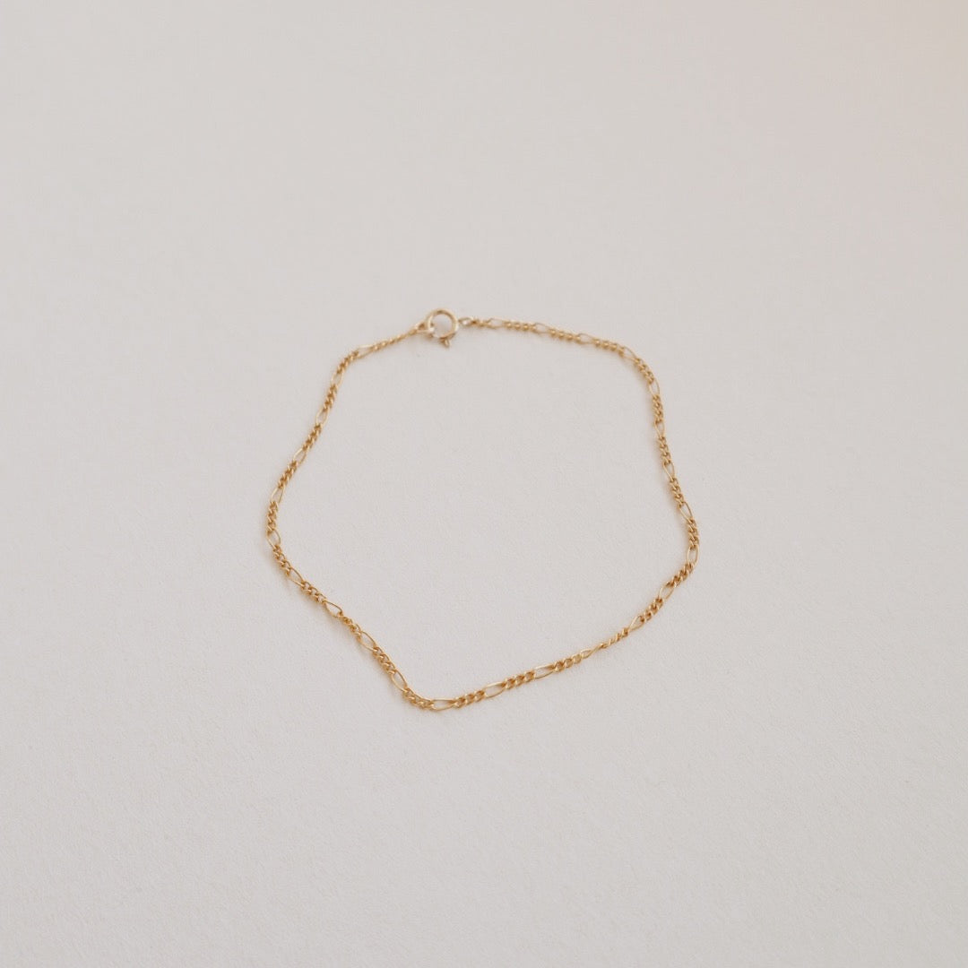 Figaro Bracelet - PeacePiecesJewelry