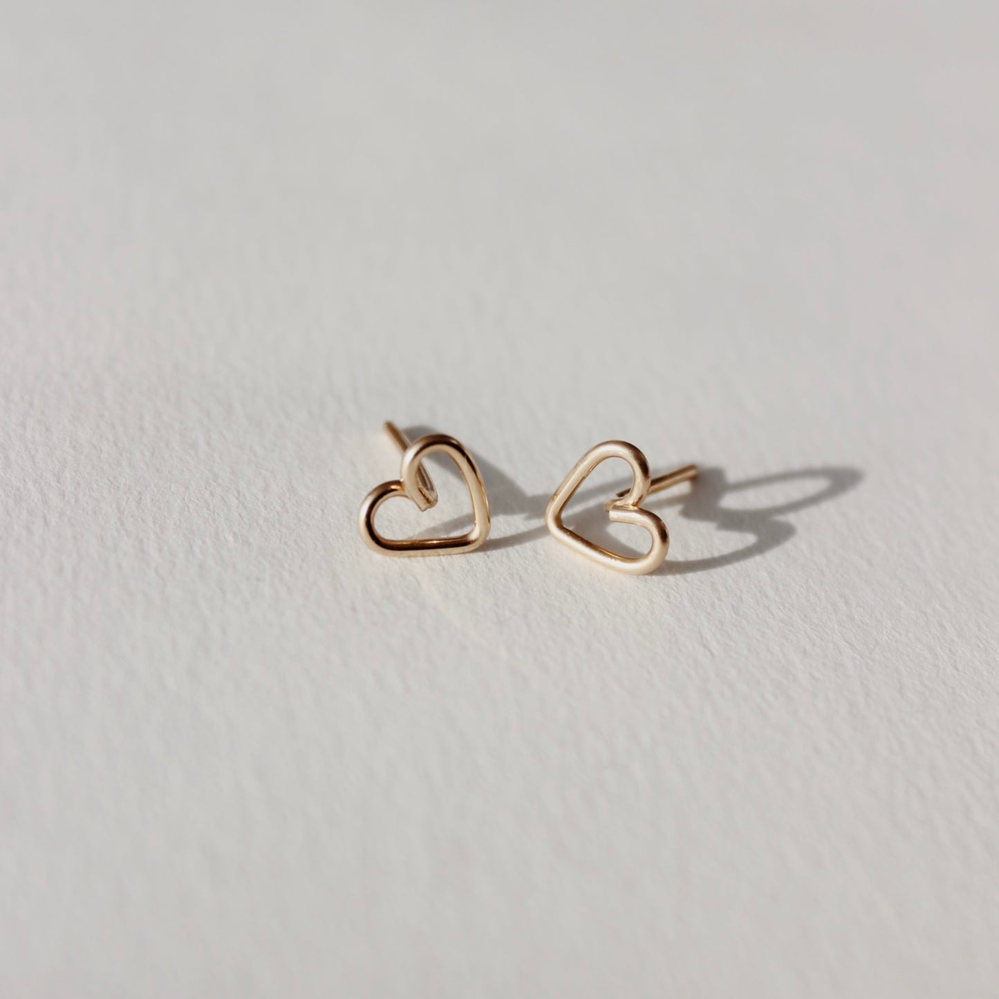 Heart Studs - PeacePiecesJewelry