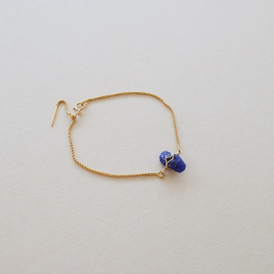Raw Sapphire Bracelet