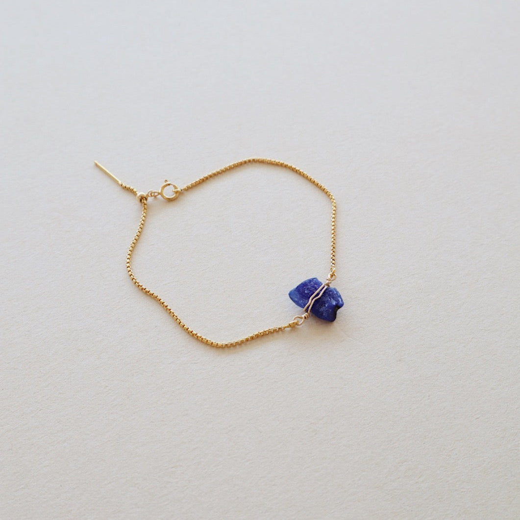 Raw Sapphire Bracelet