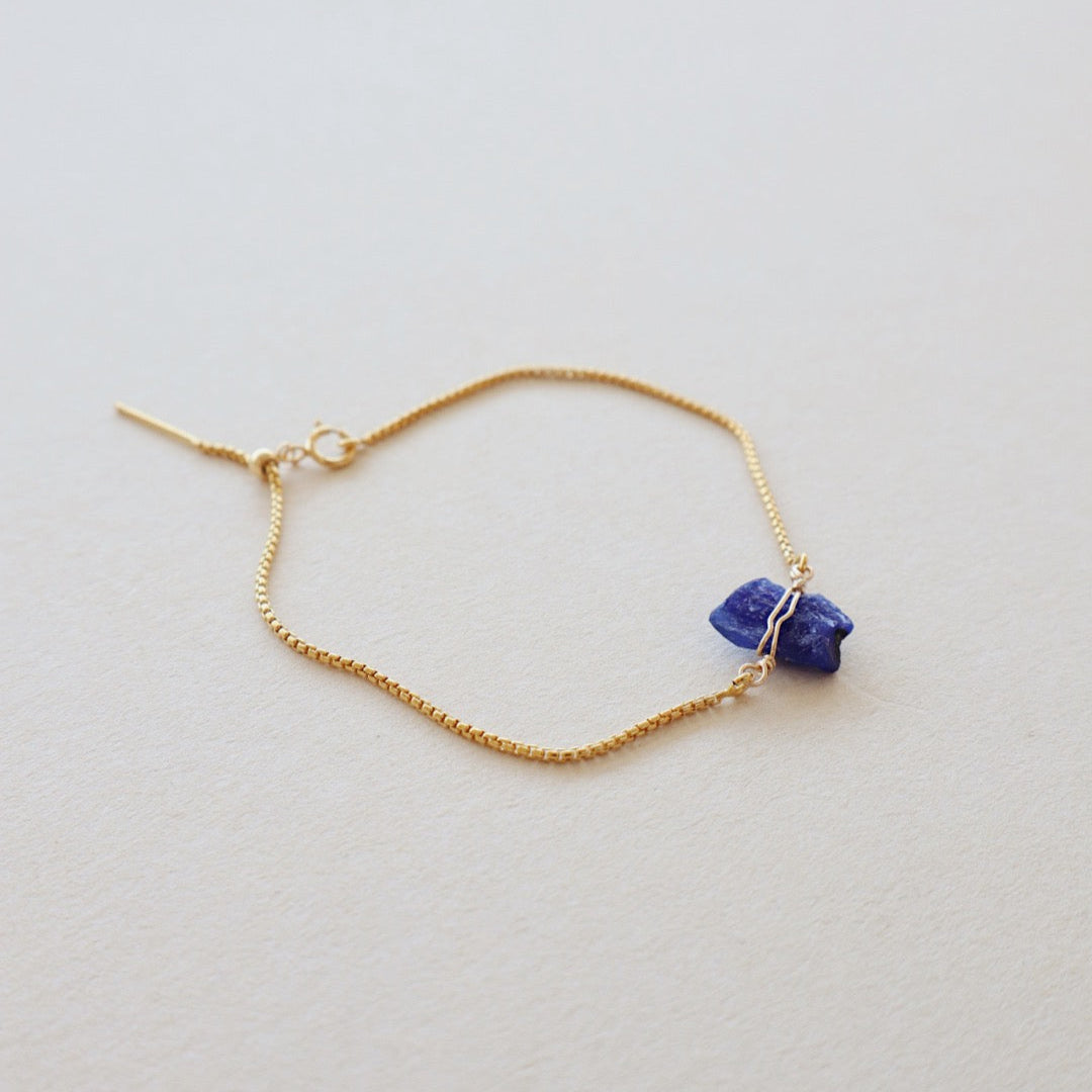 Raw Sapphire Bracelet