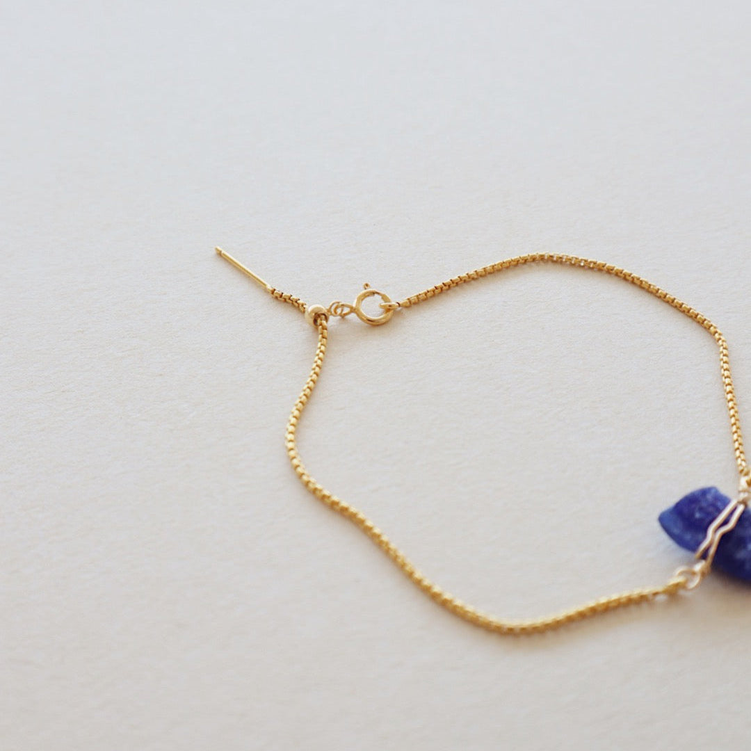 Raw Sapphire Bracelet
