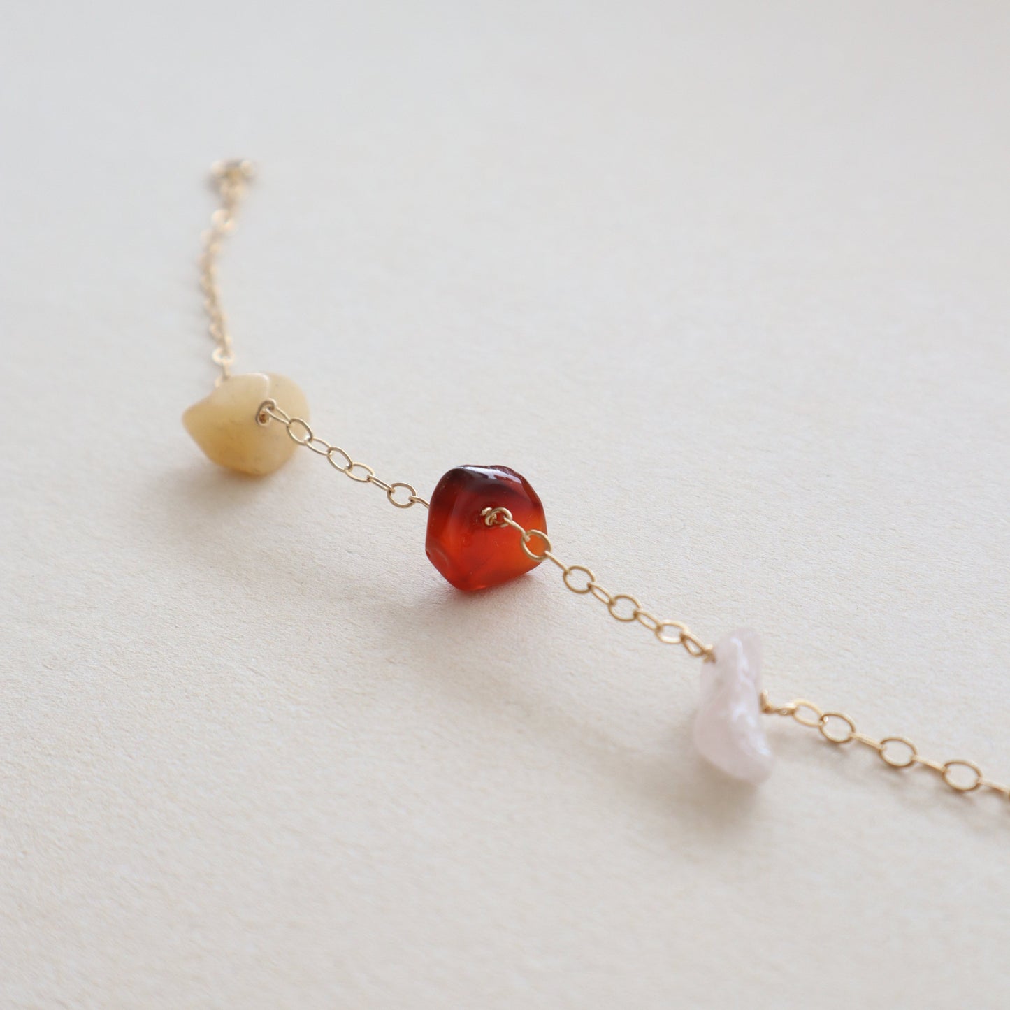 Carnelian Bracelet PeacePiecesJewelry