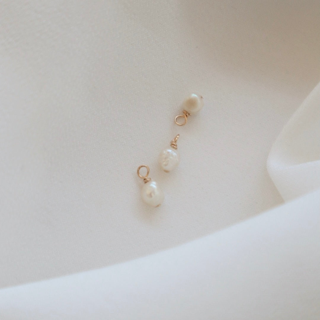 Pearl Charm - PeacePiecesJewelry