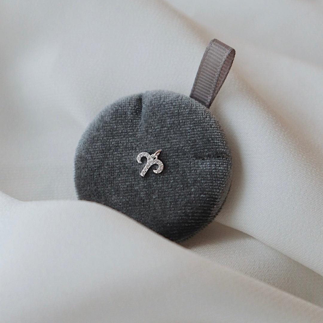 Zodiac Zircon Charm - PeacePiecesJewelry