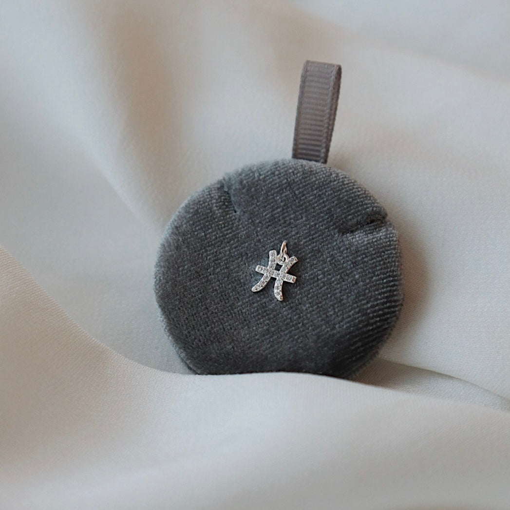 Zodiac Zircon Charm - PeacePiecesJewelry