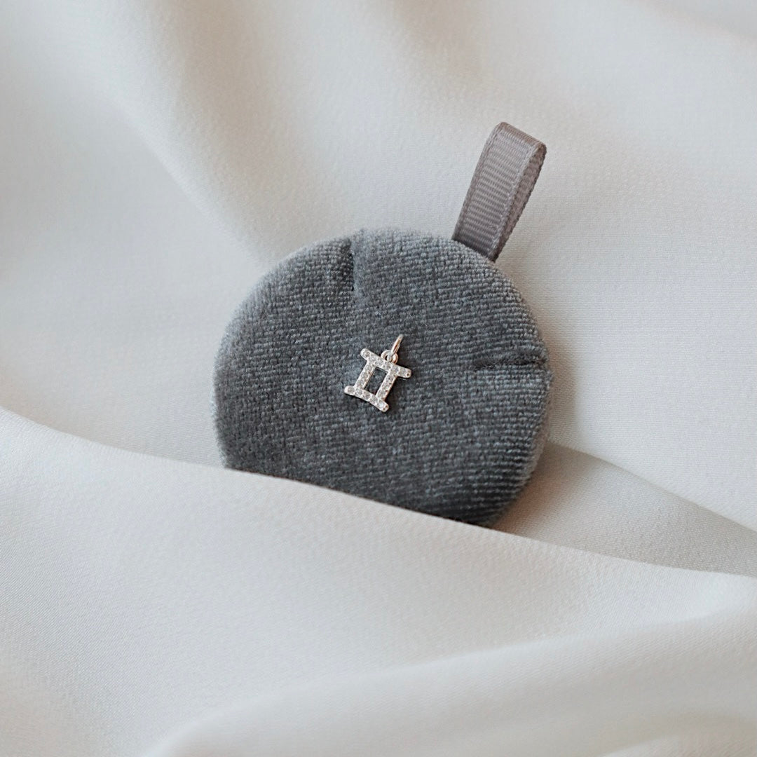 Zodiac Zircon Charm - PeacePiecesJewelry