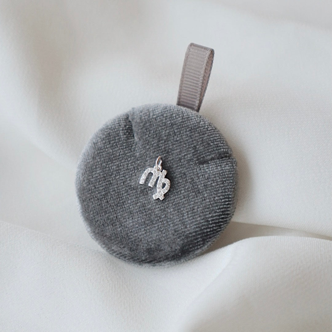 Zodiac Zircon Charm - PeacePiecesJewelry