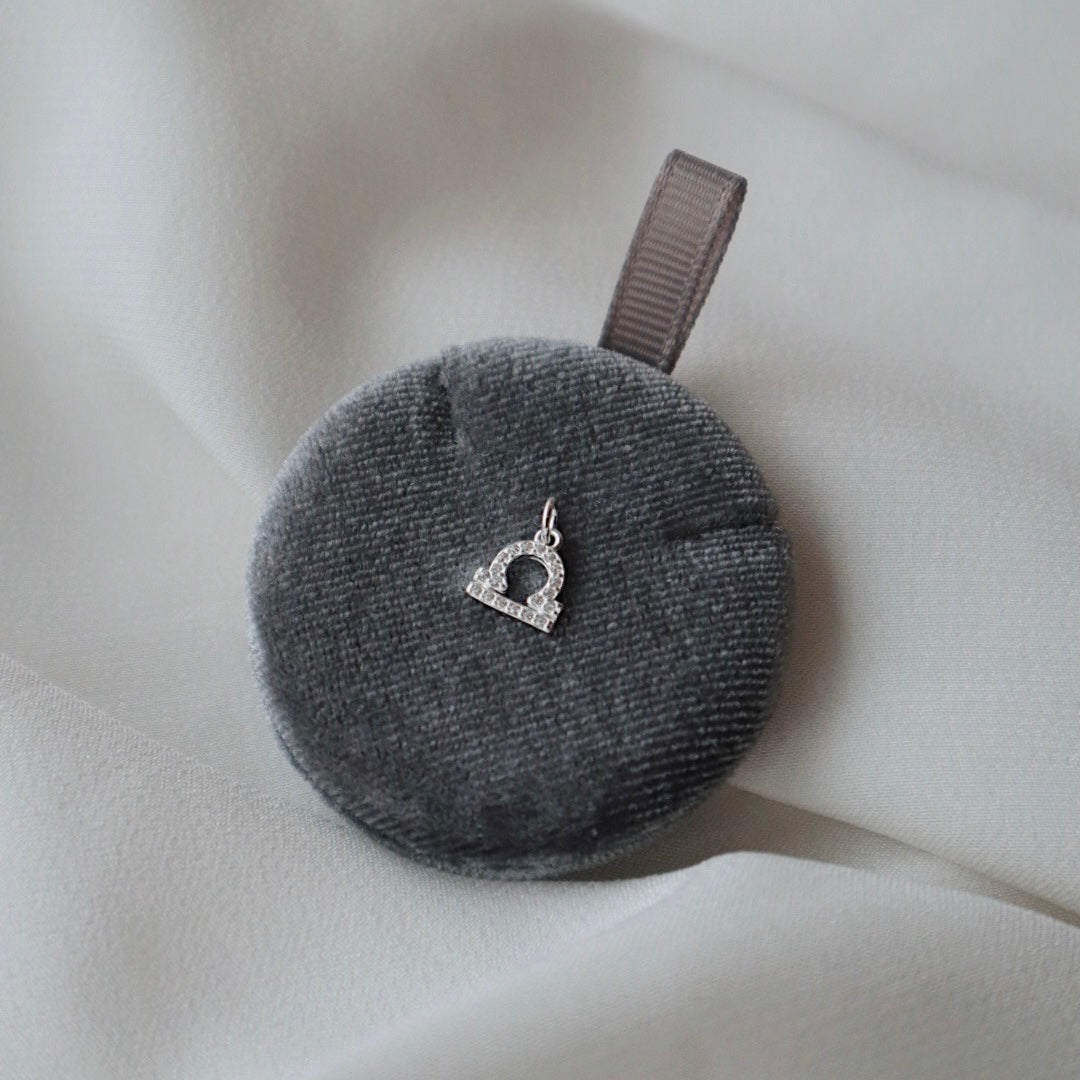 Zodiac Zircon Charm - PeacePiecesJewelry