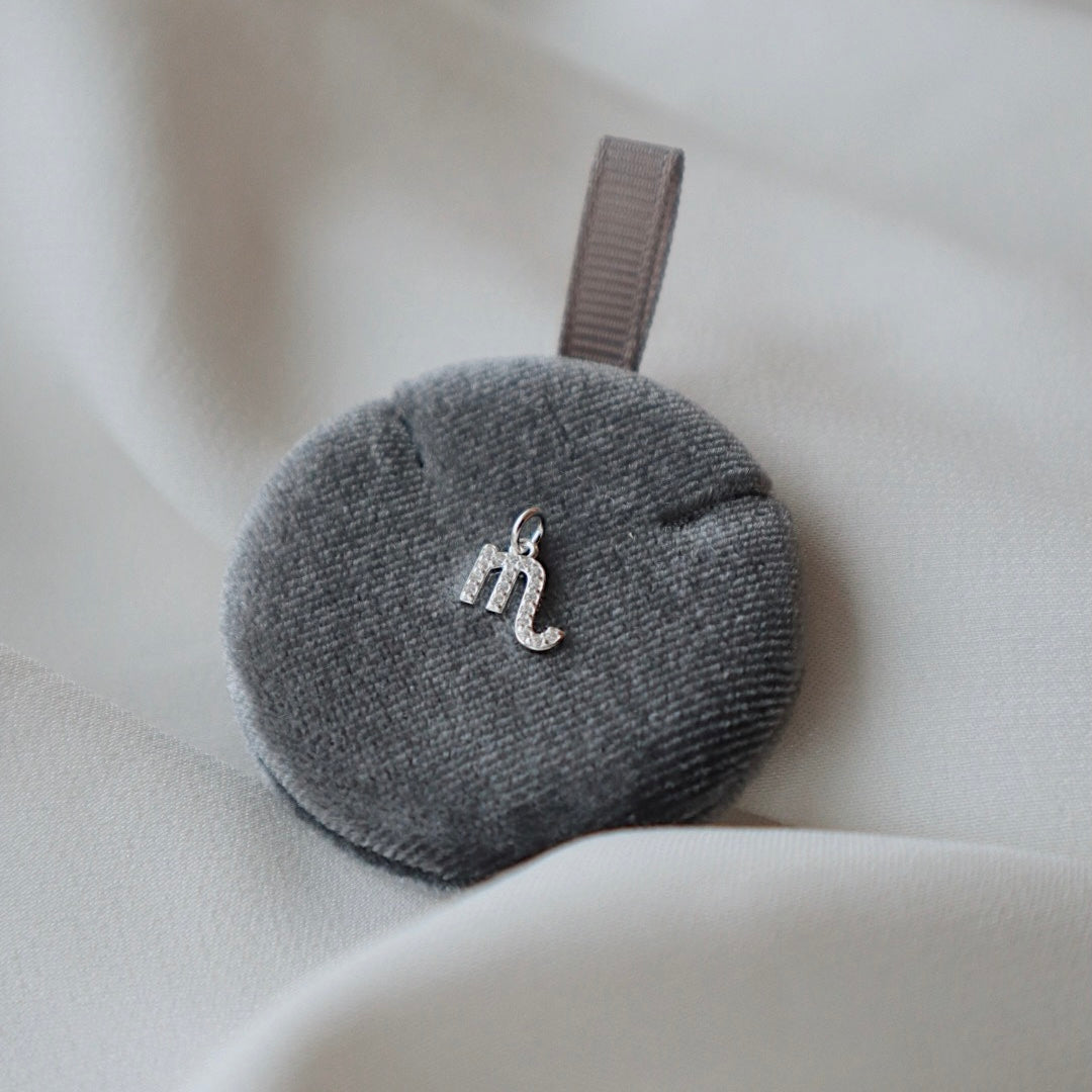 Zodiac Zircon Charm - PeacePiecesJewelry