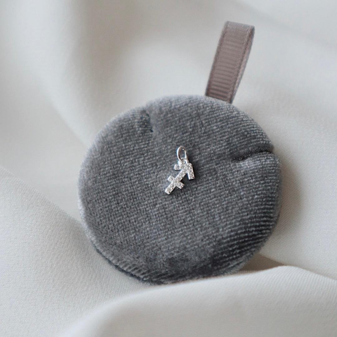 Zodiac Zircon Charm - PeacePiecesJewelry