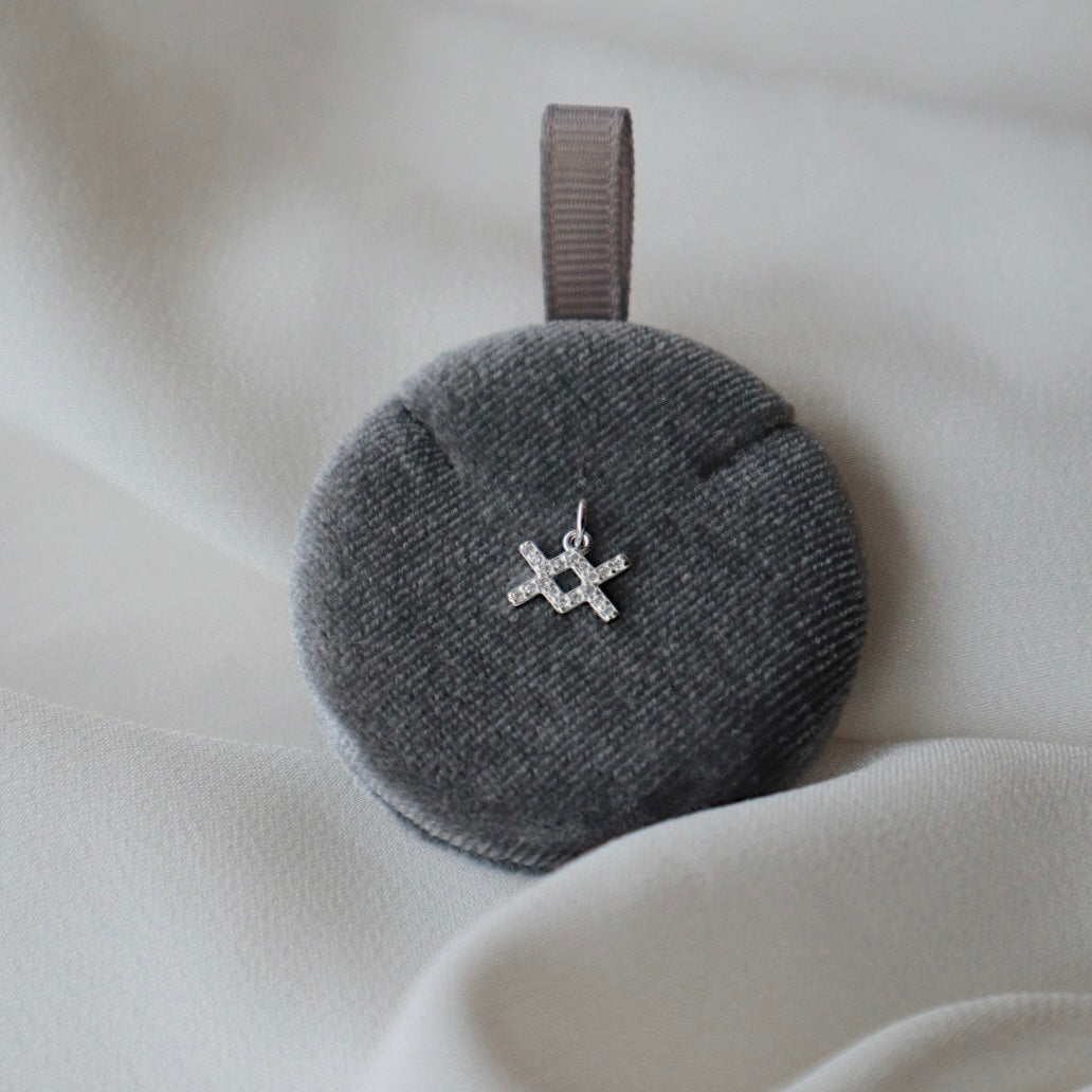 Zodiac Zircon Charm - PeacePiecesJewelry