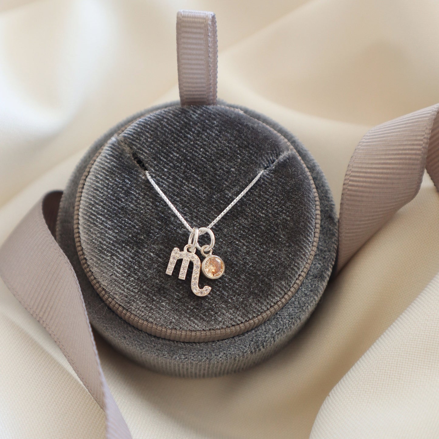 Scorpio Sun Necklace PeacePiecesJewelry
