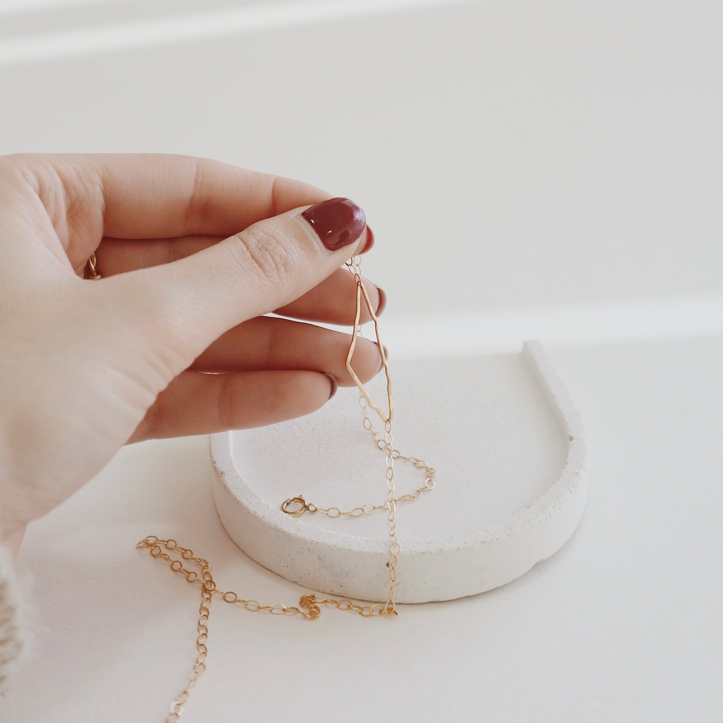 Palestine Map Side Necklace - PeacePiecesJewelry
