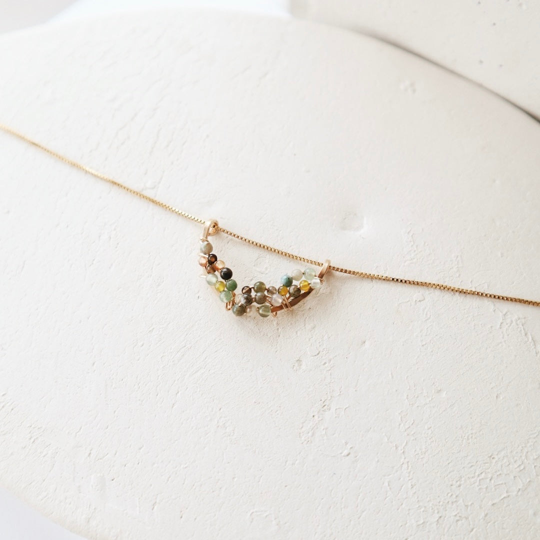 Lunula Necklace - PeacePiecesJewelry