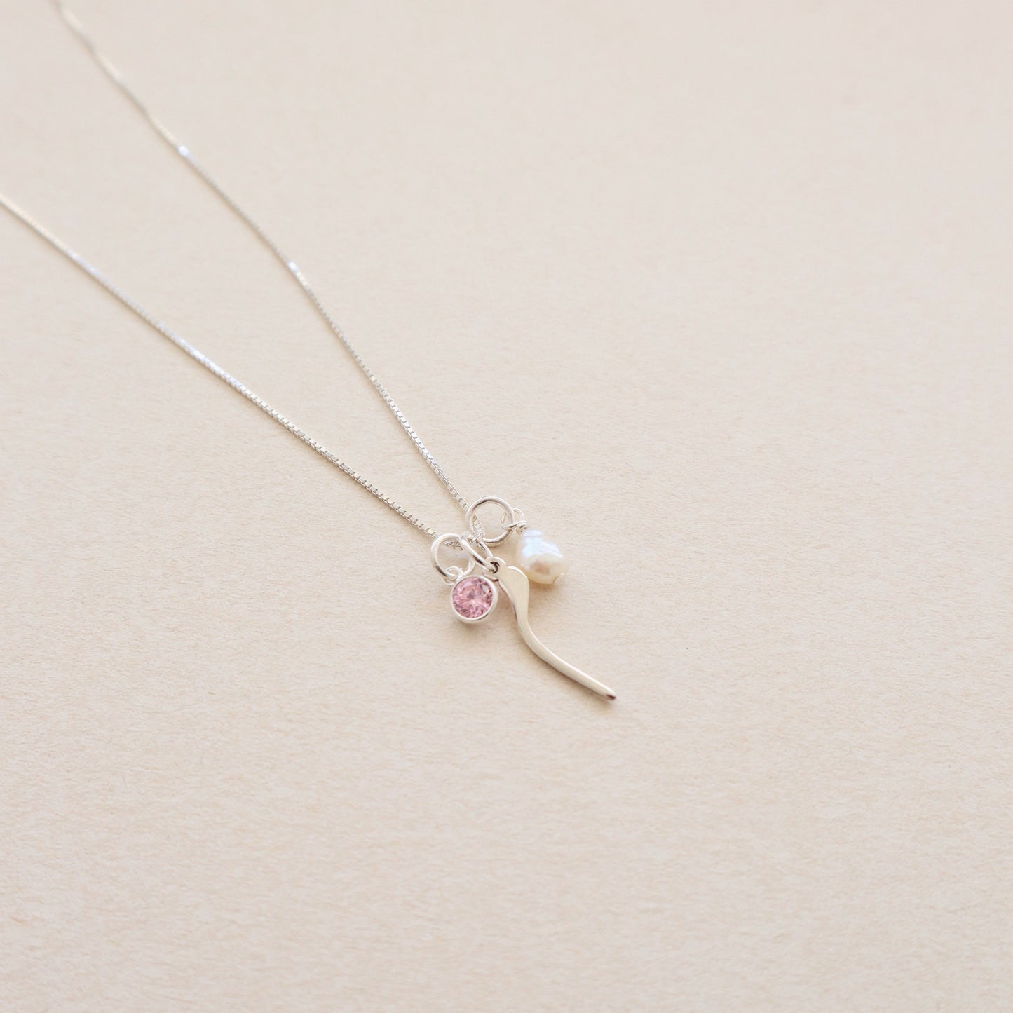Arabic Letter Charms Necklace