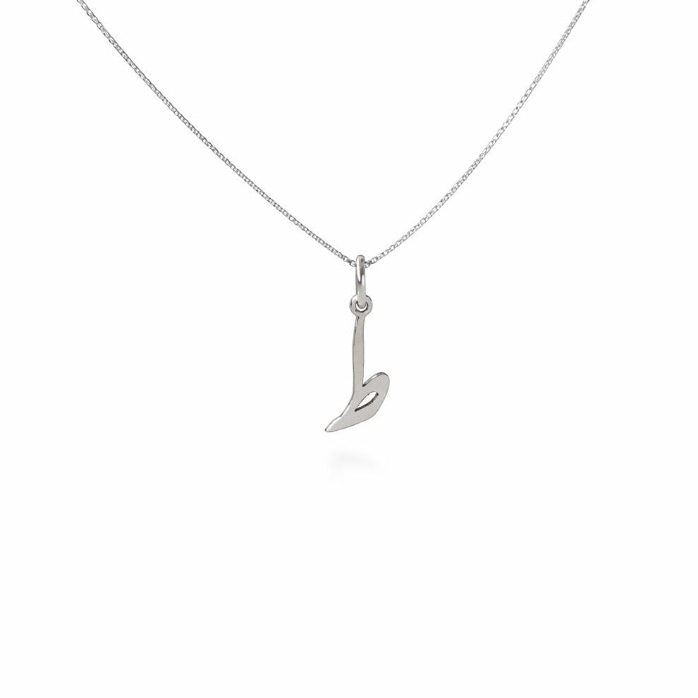 Arabic Initial Necklace PeacePiecesJewelry