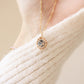 Sealed Aquamarine Necklace PeacePiecesJewelry
