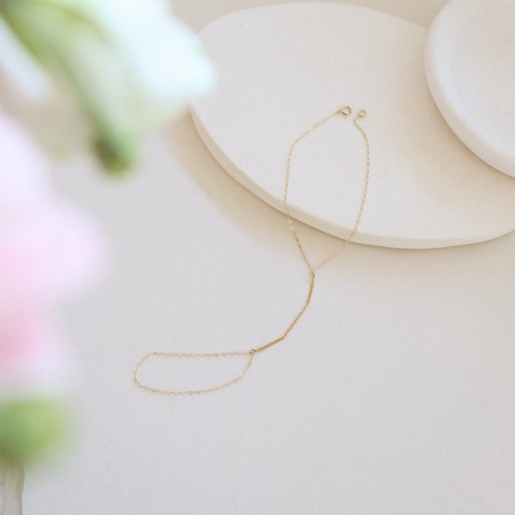 Zeina Hand Chain PeacePiecesJewelry