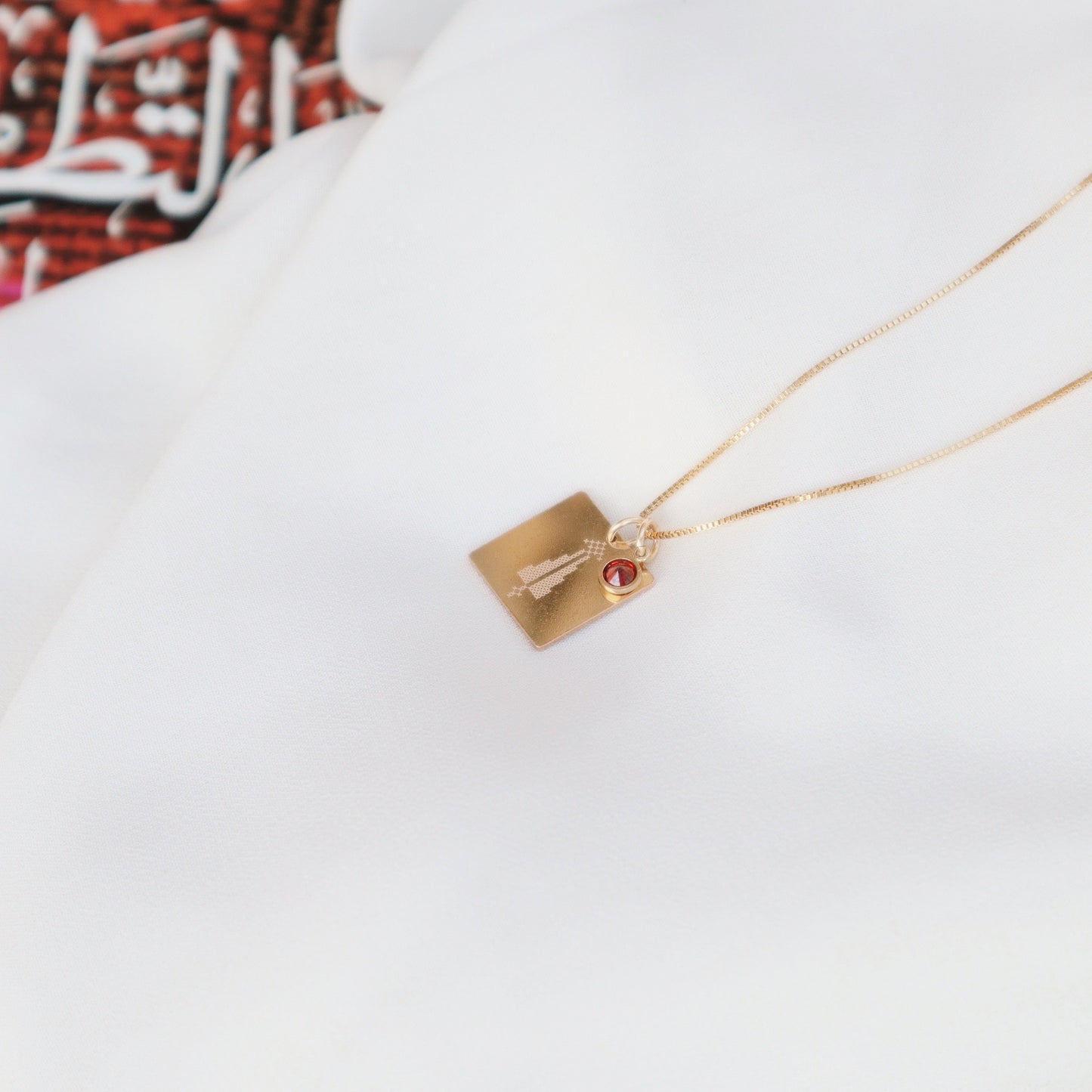 Gaza Necklace with Stone PeacePiecesJewelry