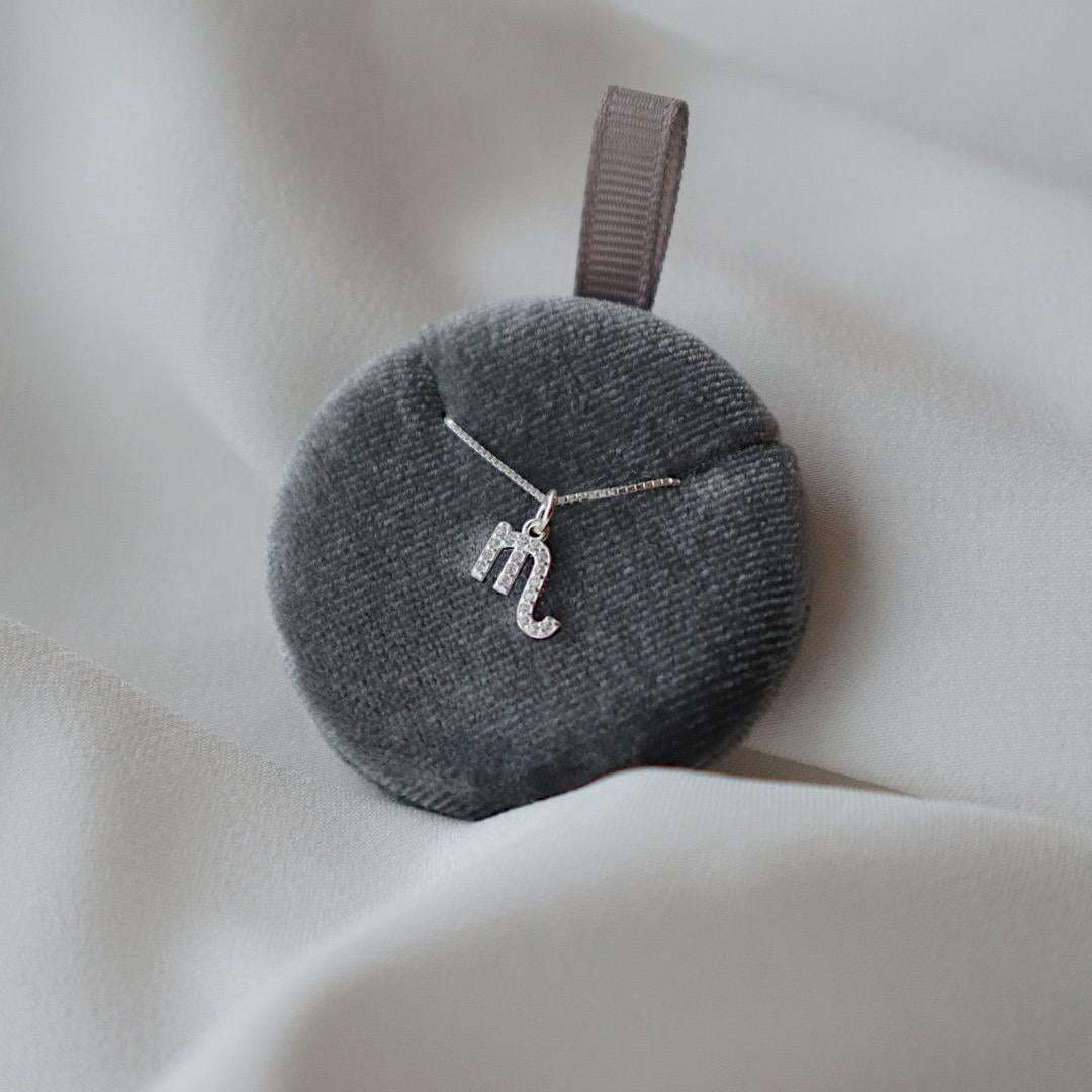 Scorpio Zodiac Necklace PeacePiecesJewelry