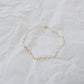 Drawn Cable Chain Gold Bracelet - PeacePiecesJewelry