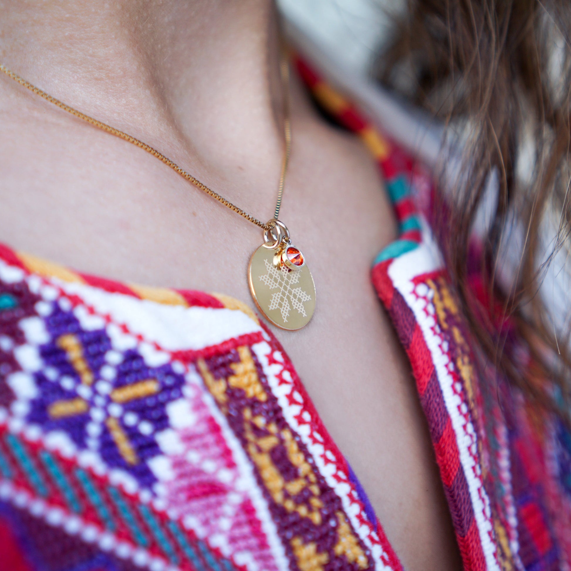 Bethlehem Necklace with Stone PeacePiecesJewelry