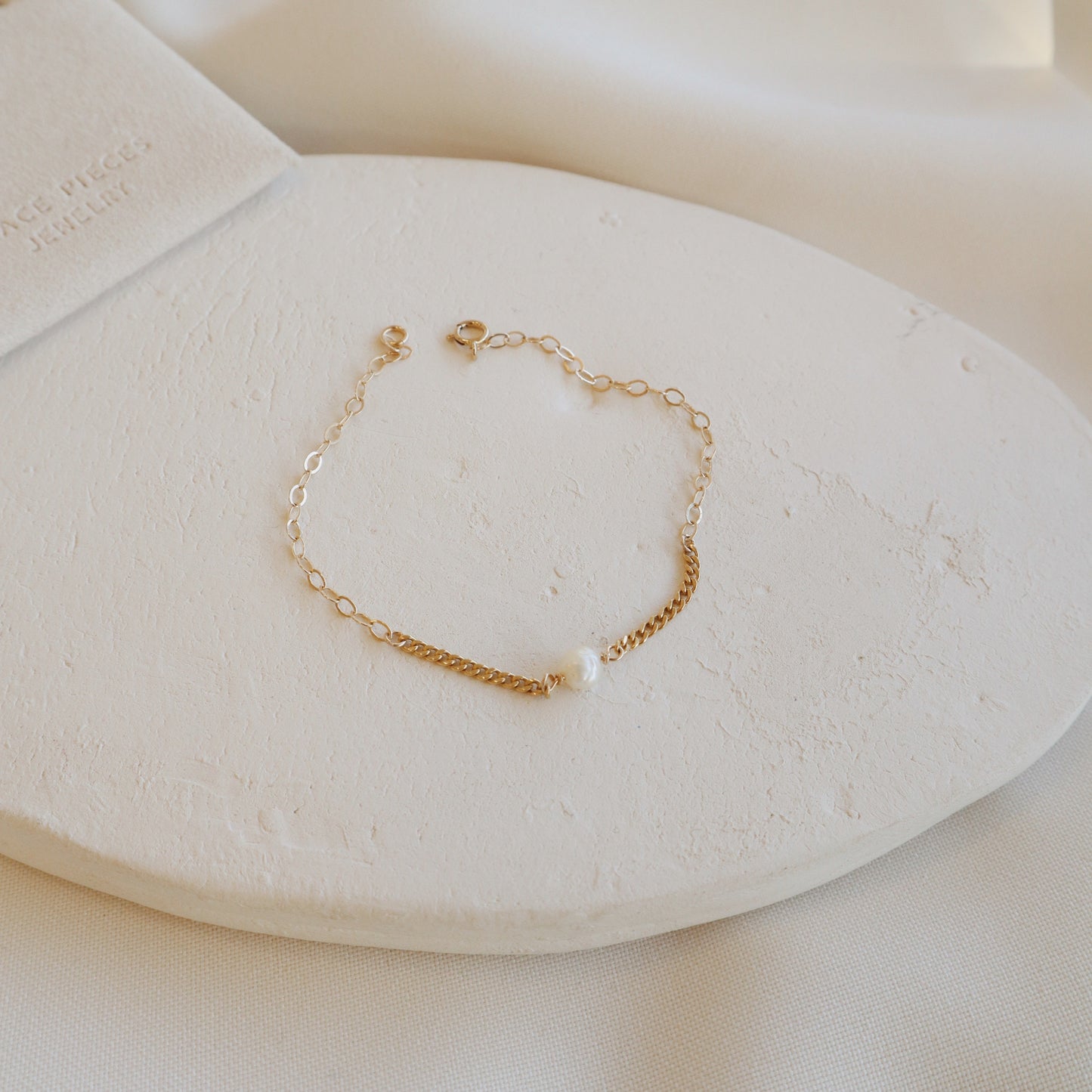 Pearl Mixed Chain Bracelet