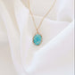 Aquamarine Large Sealed Necklace