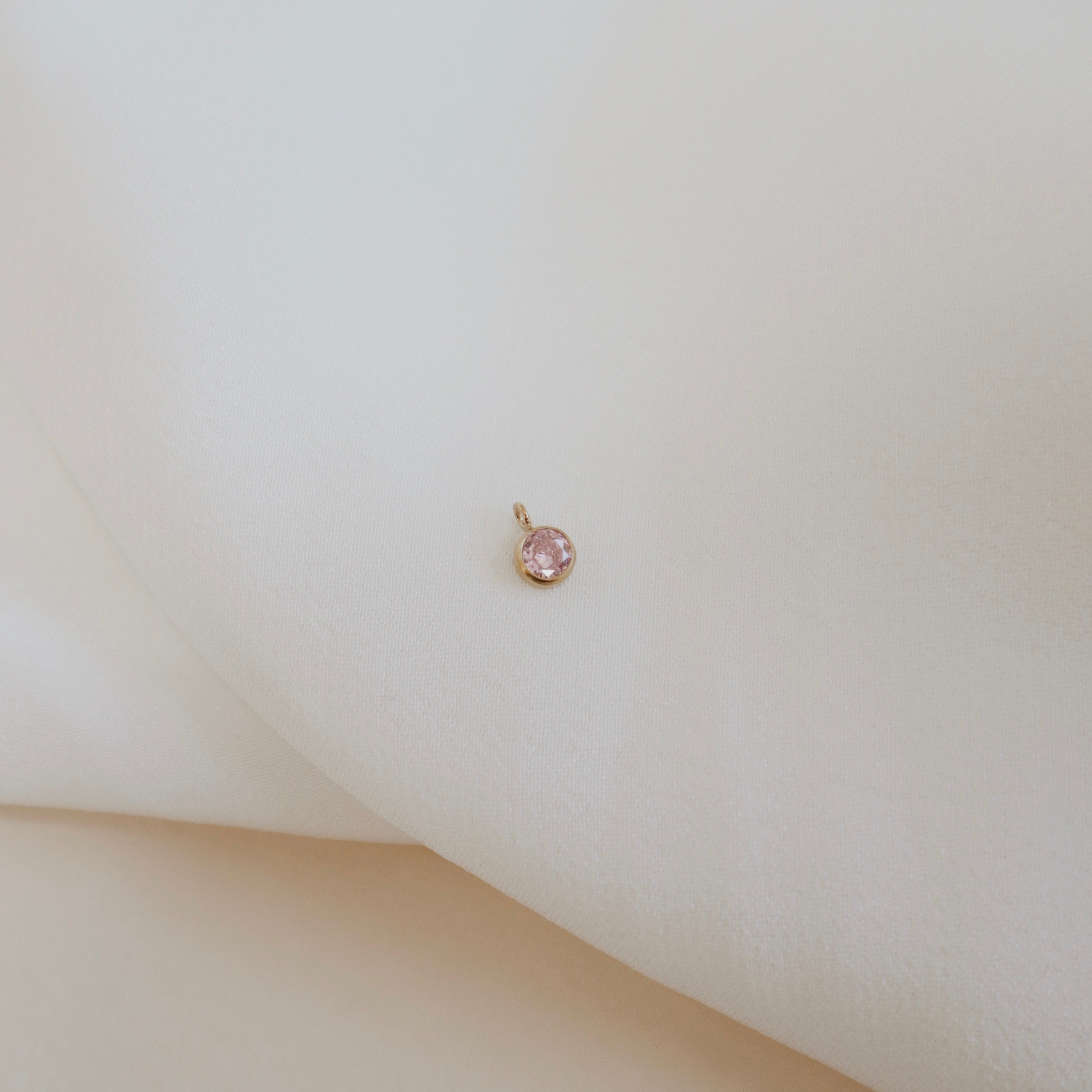 Tourmaline Framed Charm - PeacePiecesJewelry
