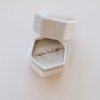 Gold Braided Ring - PeacePiecesJewelry