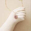 Amethyst Sealed Necklace Peace Pieces Jewelry