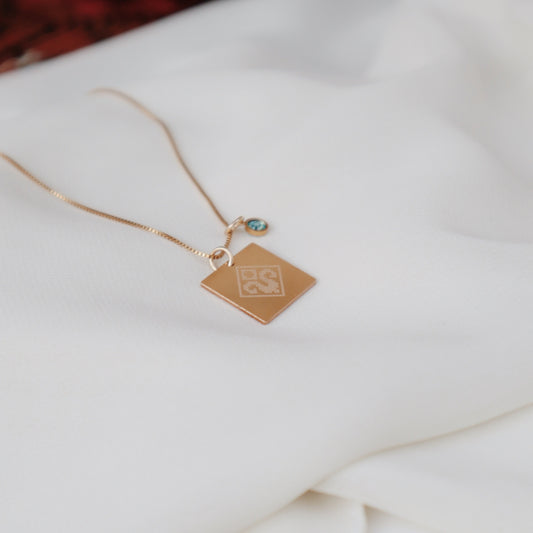 Jaffa Necklace with Stone PeacePiecesJewelry