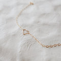 Hammered Heart Gold Bracelet - PeacePiecesJewelry