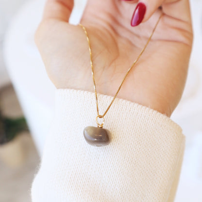 Colorful Agate Necklace PeacePiecesJewelry