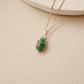 Green Agate Sealed Necklace