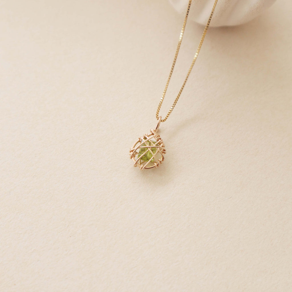 Peridot Sealed Necklace Peace Pieces Jewelry