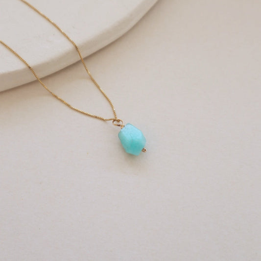 Blue Apatite Necklace