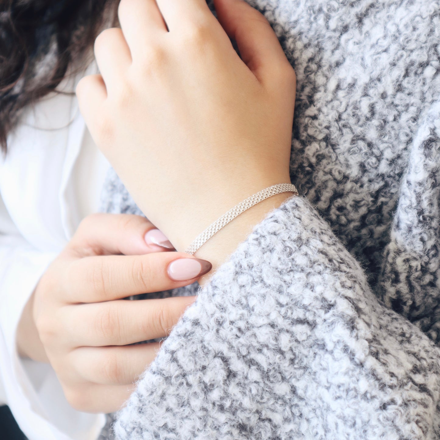 Woven Chain Bracelet - PeacePiecesJewelry
